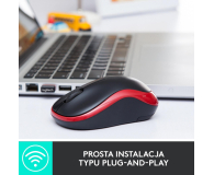LOGITECH M185 RED 910-002240 - 69077 - zdjęcie 8